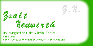 zsolt neuwirth business card